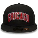 casquette-plate-noire-ajustee-59fifty-statement-chicago-bulls-nba-new-era