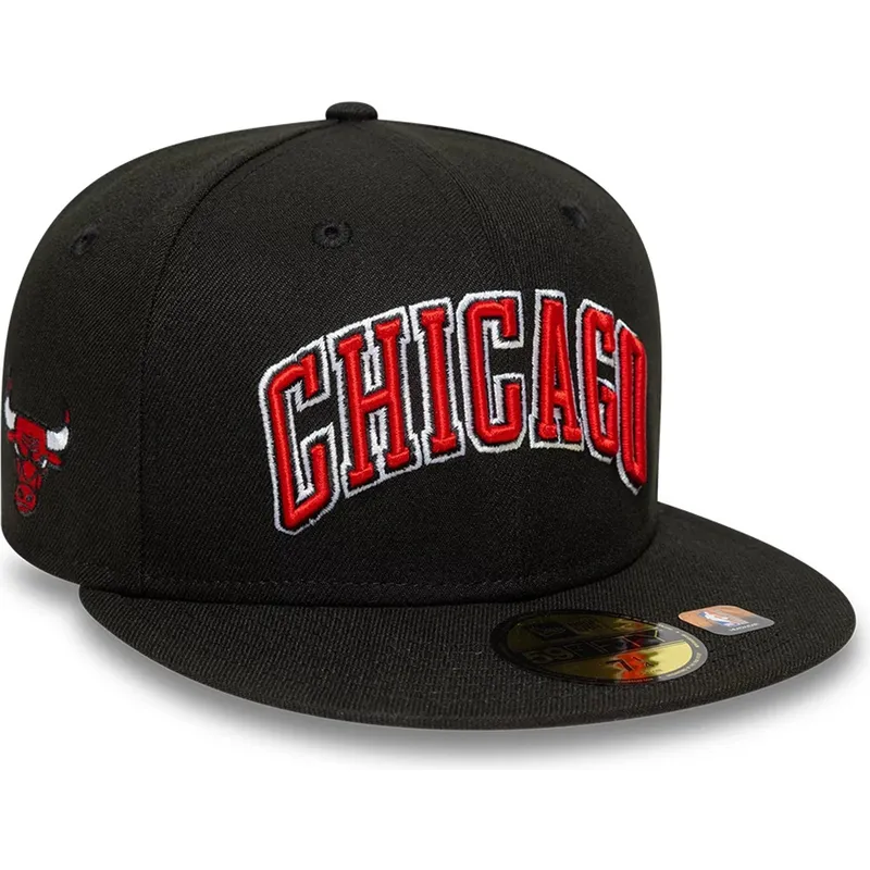 schwarze-59fifty-statement-fitted-cap-der-chicago-bulls-nba-von-new-era