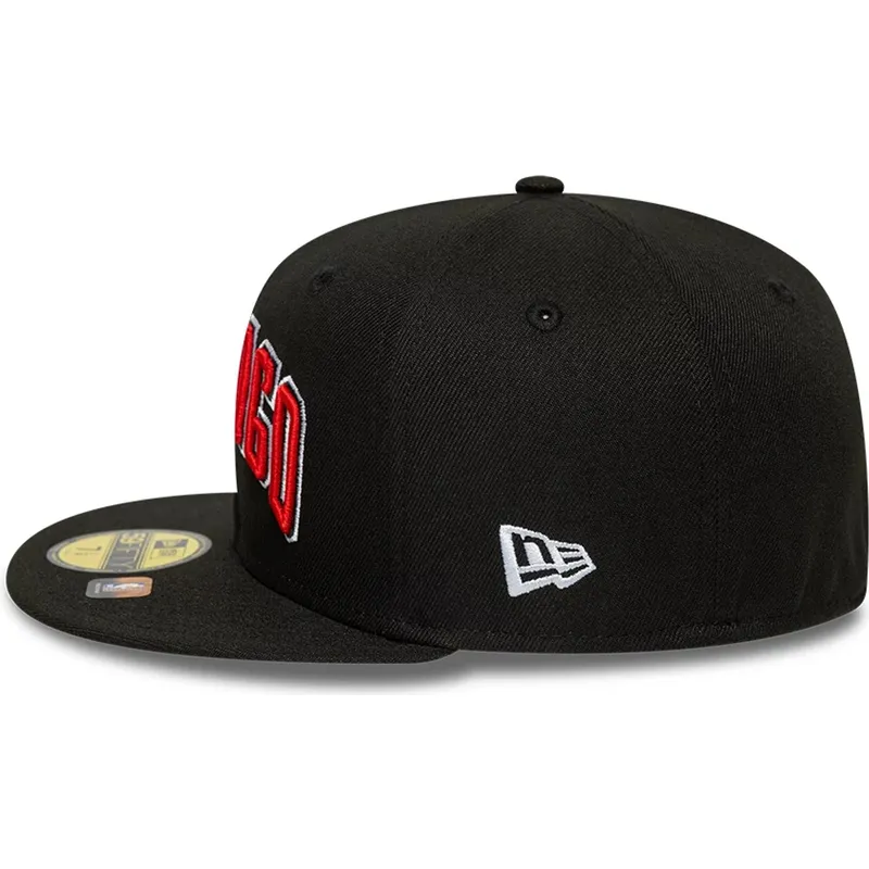 schwarze-59fifty-statement-fitted-cap-der-chicago-bulls-nba-von-new-era