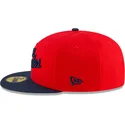 casquette-plate-rouge-et-bleue-marine-ajustee-59fifty-statement-los-angeles-clippers-nba-new-era