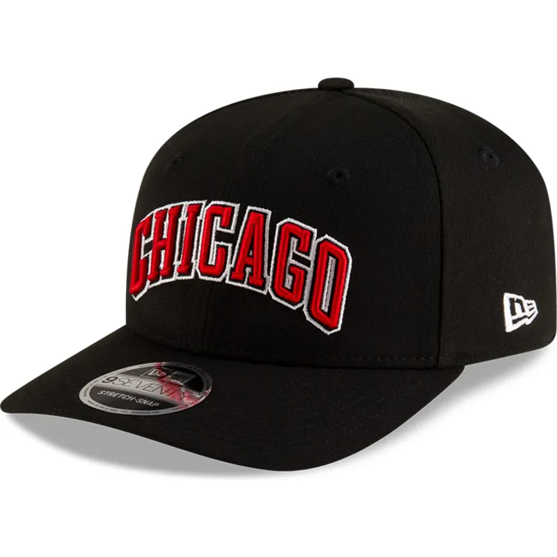 epci-curbata-negru-snapback-9seventy-statement-stretch-snap-de-chicago-bulls-nba-de-new-era
