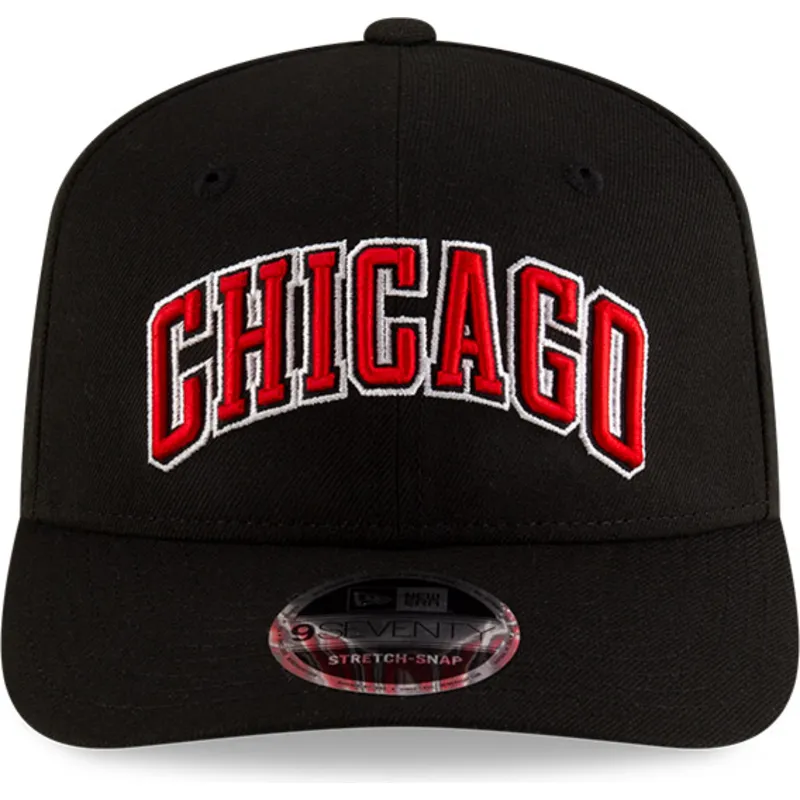 epci-curbata-negru-snapback-9seventy-statement-stretch-snap-de-chicago-bulls-nba-de-new-era
