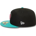 cappello-piatto-nero-e-verde-aderente-59fifty-classic-dei-memphis-grizzlies-nba-di-new-era