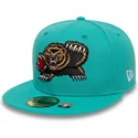 casquette-plate-verte-ajustee-59fifty-classic-memphis-grizzlies-nba-new-era