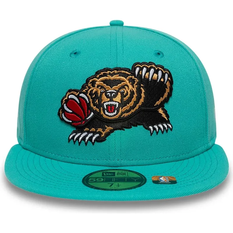 cappellino-piatto-verde-regolabile-59fifty-classic-dei-memphis-grizzlies-nba-di-new-era