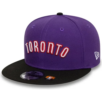 Șepci plată violet snapback 9FIFTY Classic de Toronto Raptors NBA de New Era