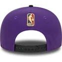 violette-und-schwarze-flache-snapback-kappe-9fifty-classic-der-toronto-raptors-nba-von-new-era