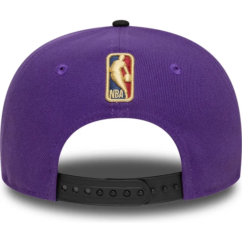 cappello-piatto-viola-e-nero-snapback-9fifty-classic-dei-toronto-raptors-nba-di-new-era