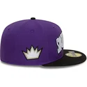 gorra-plana-violeta-y-negra-ajustada-59fifty-classic-de-sacramento-kings-nba-de-new-era