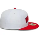 gorra-plana-blanca-y-roja-ajustada-59fifty-classic-de-golden-state-warriors-nba-de-new-era