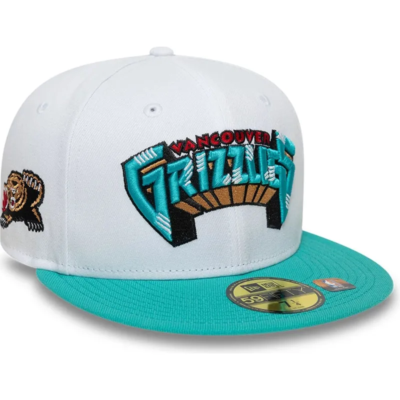biala-i-zielona-plaska-czapka-59fifty-classic-memphis-grizzlies-nba-od-new-era