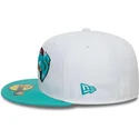 gorra-plana-blanca-y-verde-ajustada-59fifty-classic-de-memphis-grizzlies-nba-de-new-era