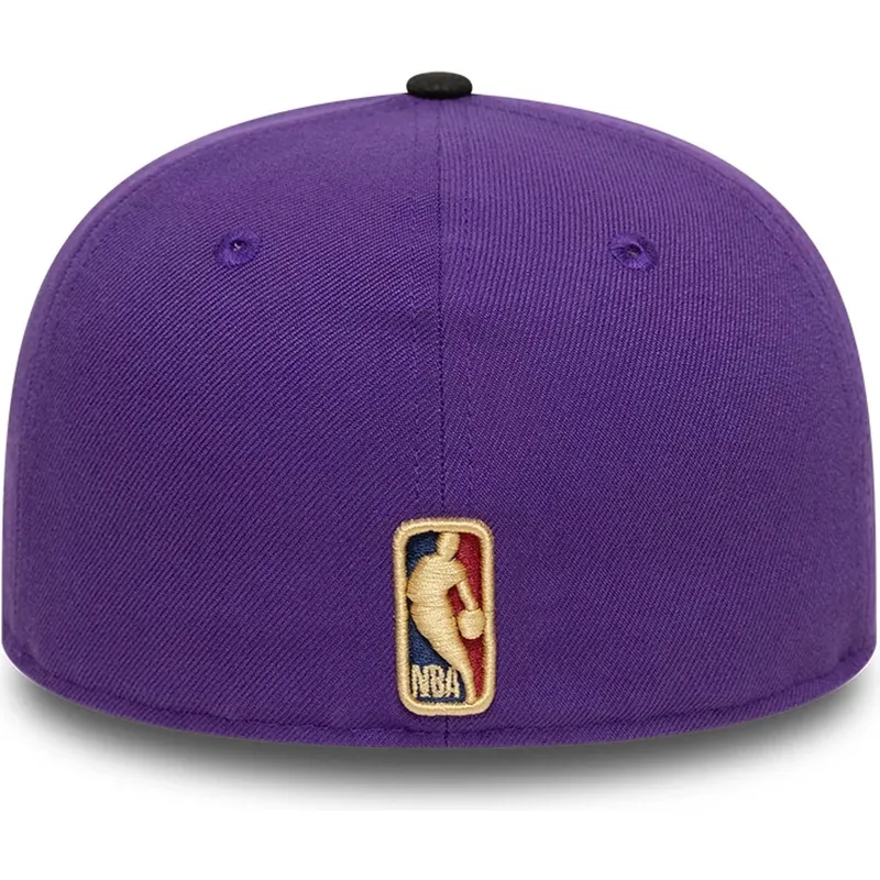 cappello-piatto-viola-e-nero-aderente-59fifty-classic-dei-toronto-raptors-nba-di-new-era