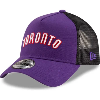 Șepci curbată camionagiu violet snapback A Frame Classic de Toronto Raptors NBA de New Era