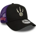 epci-curbata-negru-snapback-a-frame-classic-de-toronto-raptors-nba-de-new-era