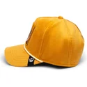 casquette-courbee-jaune-snapback-lion-royalty-the-farm-goorin-bros