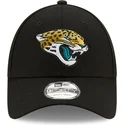 svart-justerbar-kurvad-keps-9forty-the-league-fran-jacksonville-jaguars-nfl-av-new-era