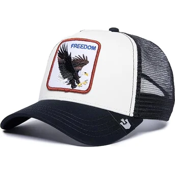 epci-curbata-alb-snapback-freedom-the-farm-de-goorin-bros