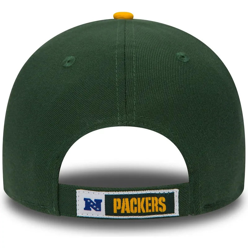 cappellino-curva-verde-regolabile-9forty-the-league-di-green-bay-packers-nfl-di-new-era