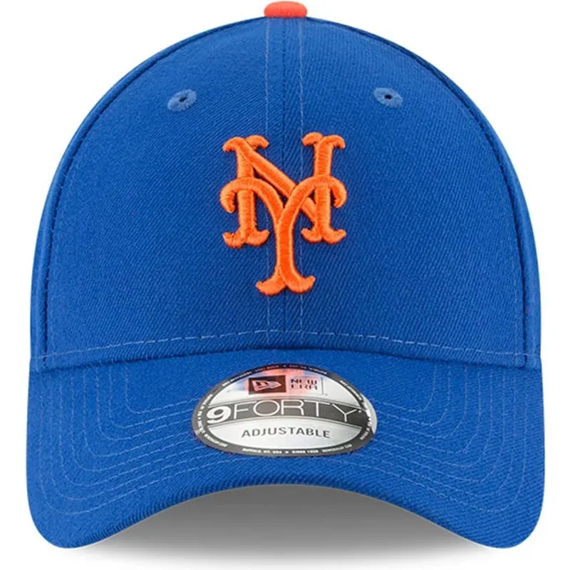cappellino-visiera-curva-blu-regolabile-9forty-the-league-di-new-york-mets-mlb-di-new-era