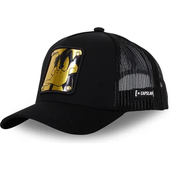 Czapka trucker czarna Kaczor Daffy DAF7 Looney Tunes od Capslab