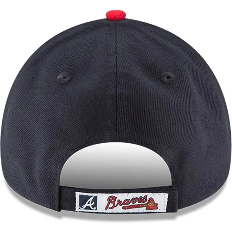 cappellino-visiera-curva-blu-marino-e-rosso-regolabile-9forty-the-league-di-atlanta-braves-mlb-di-new-era