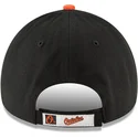 cappellino-curvo-bianco-nero-e-arancione-regolabile-9forty-the-league-dei-baltimore-orioles-mlb-di-new-era