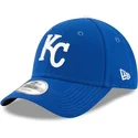 casquette-courbee-bleue-ajustable-9forty-the-league-kansas-city-royals-mlb-new-era