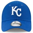 new-era-curved-brim-9forty-the-league-kansas-city-royals-mlb-blue-adjustable-cap