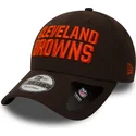 brazowa-regulowana-czapka-z-daszkiem-9forty-the-league-cleveland-browns-nfl-new-era