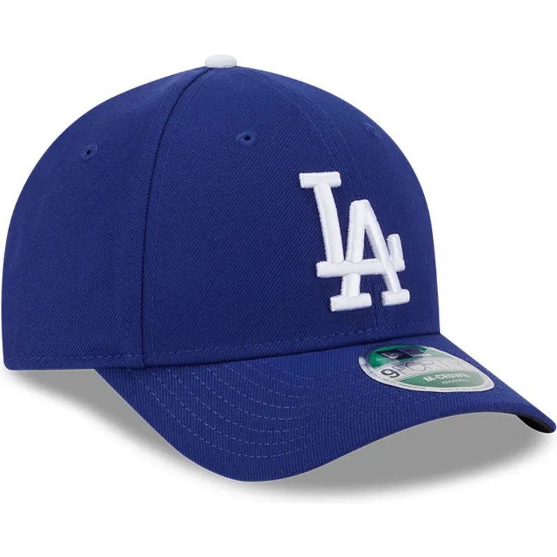 9forty-m-crown-player-replica-snapback-cap-in-blau-der-los-angeles-dodgers-mlb-von-new-era