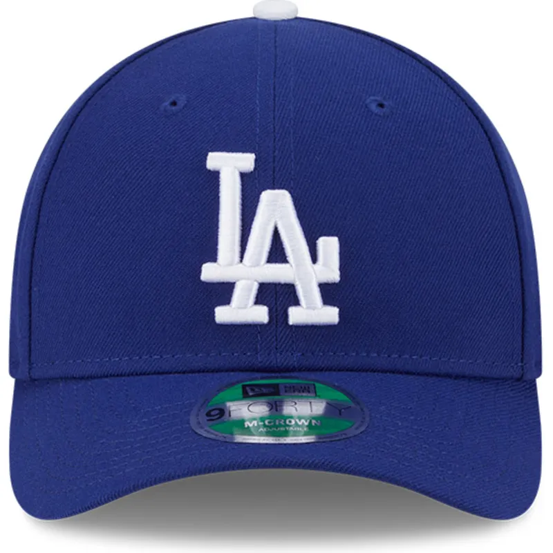 9forty-m-crown-player-replica-snapback-cap-in-blau-der-los-angeles-dodgers-mlb-von-new-era