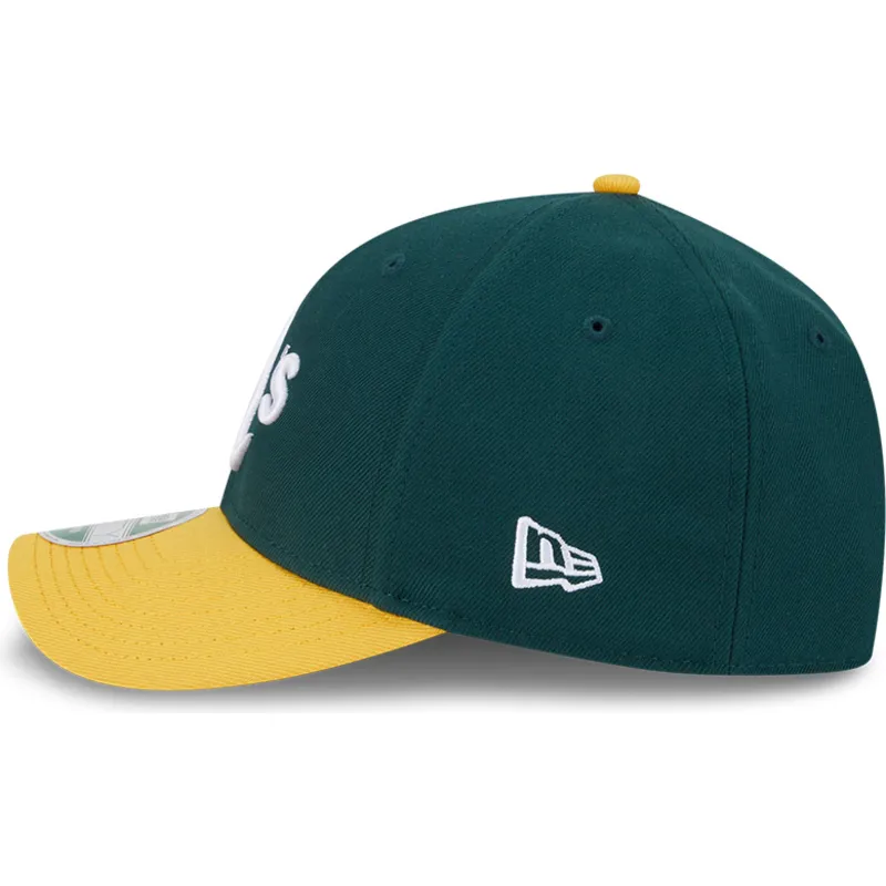 zielono-zolta-zakrzywiona-czapka-snapback-9forty-m-crown-player-replica-oakland-athletics-mlb-new-era