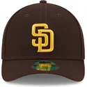 gorra-curva-marron-snapback-9forty-m-crown-player-replica-de-san-diego-padres-mlb-de-new-era