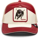 epci-curbata-rou-snapback-moto-lamba-raging-the-farm-de-goorin-bros
