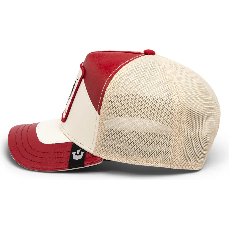 epci-curbata-rou-snapback-moto-lamba-raging-the-farm-de-goorin-bros