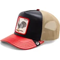 gorra-trucker-azul-marino-y-roja-gallo-shleather-cock-the-farm-de-goorin-bros