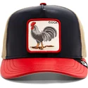 gorra-trucker-azul-marino-y-roja-gallo-shleather-cock-the-farm-de-goorin-bros