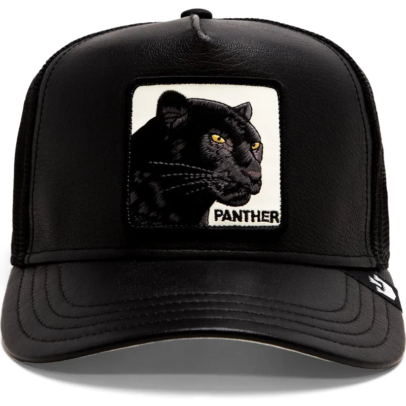 schwarze-trucker-kappe-panther-shleather-panther-the-farm-von-goorin-bros