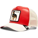 gorra-trucker-roja-y-blanca-perro-rottweiler-bad-shleather-boy-the-farm-de-goorin-bros