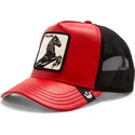 casquette-trucker-rouge-et-noire-cheval-shleather-stallion-the-farm-goorin-bros