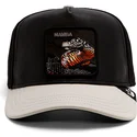 gorra-trucker-negra-y-gris-serpiente-mamba-shleather-snake-the-farm-de-goorin-bros