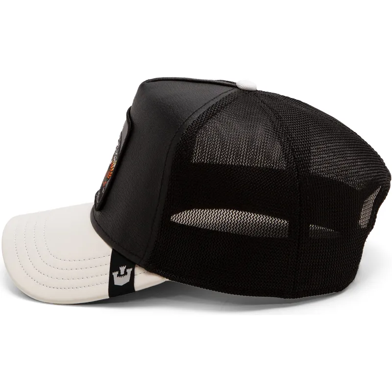 gorra-trucker-nera-e-grigia-serpente-mamba-shleather-snake-the-farm-di-goorin-bros