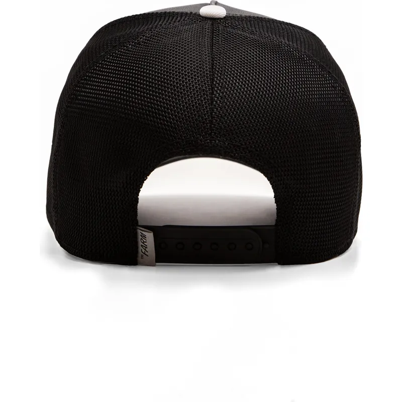 gorra-trucker-nera-e-grigia-serpente-mamba-shleather-snake-the-farm-di-goorin-bros