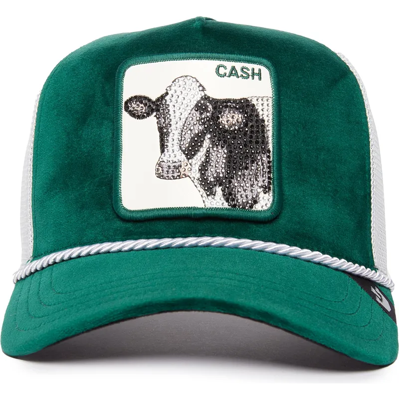 zielono-biala-czapka-trucker-z-krowa-cash-emerald-cow-the-farm-jewel-tones-od-goorin-bros