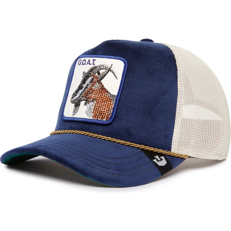 epci-curbata-albastru-snapback-sapphire-goat-the-farm-jewel-tones-the-farm-de-goorin-bros