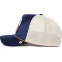 epci-curbata-albastru-snapback-sapphire-goat-the-farm-jewel-tones-the-farm-de-goorin-bros