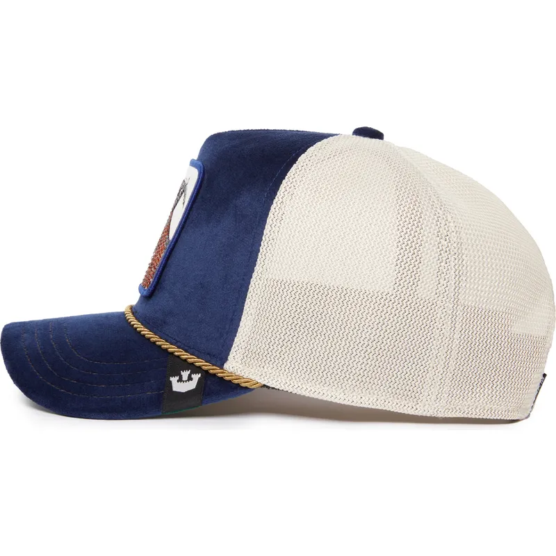 epci-curbata-albastru-snapback-sapphire-goat-the-farm-jewel-tones-the-farm-de-goorin-bros