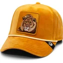 goorin-bros-curved-brim-lion-royalty-the-farm-yellow-snapback-cap