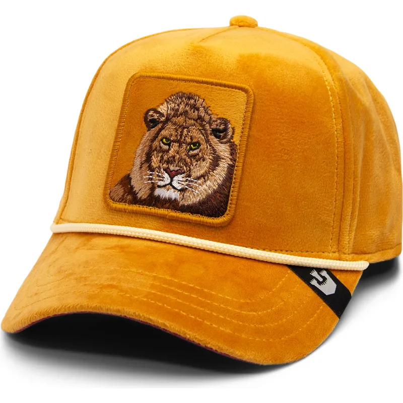 epci-curbata-galben-snapback-lion-royalty-the-farm-de-goorin-bros